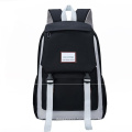 Black Solid Color Backpack Plain Backpack For School Students